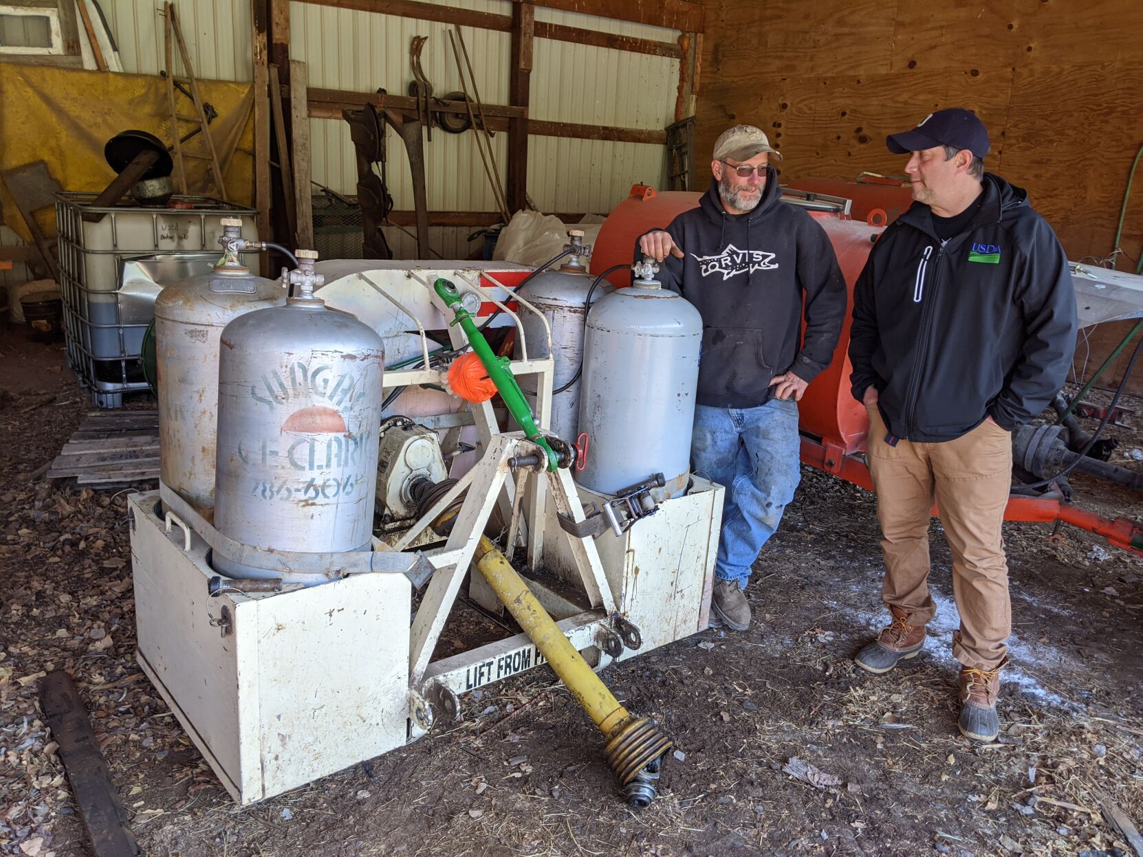 Frost threat sparks countermeasures to protect fruit crops at Dries Orchards
